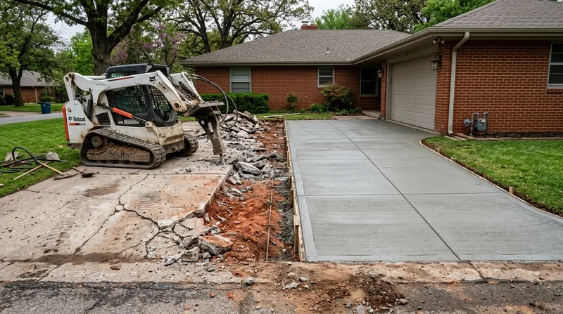 Concrete Removal & Replacement Tulsa