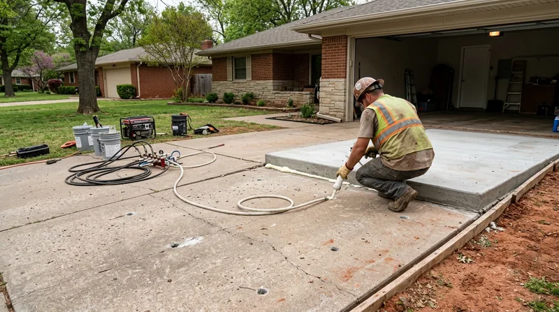 Concrete Leveling & Slab Lifting Tulsa